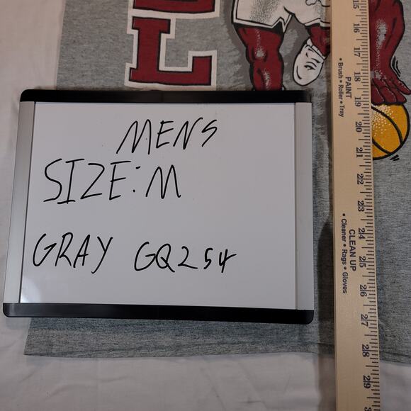 Chicago Bulls Fruit of the Loom Basketball T-Shirt Adult Mens Size Medium M Gray - Picture 7 of 9